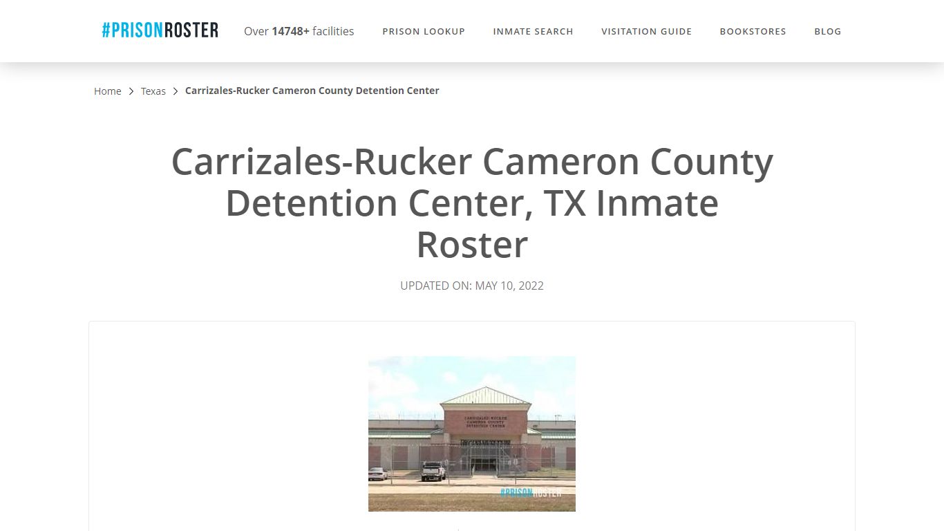 Carrizales-Rucker Cameron County Detention Center, TX ...